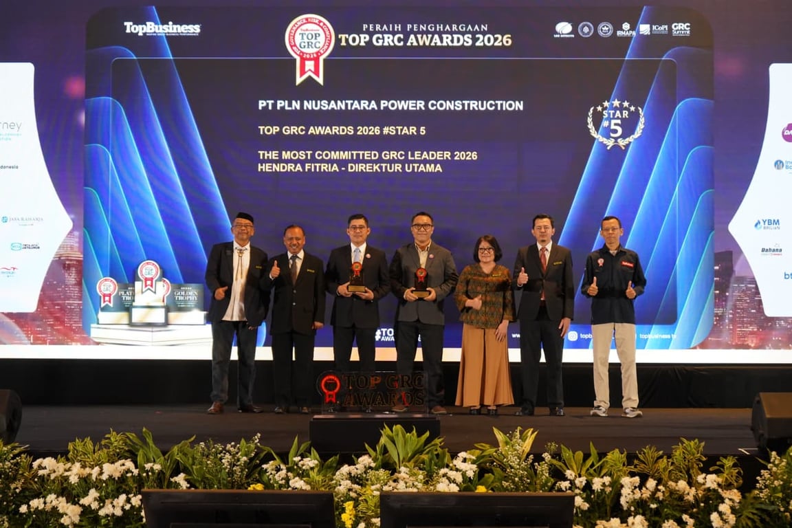 PLN NPC Raih Penghargaan Top GRC Awards 2026, Perkuat Komitmen Tata Kelola dan Keberlanjutan Bisnis