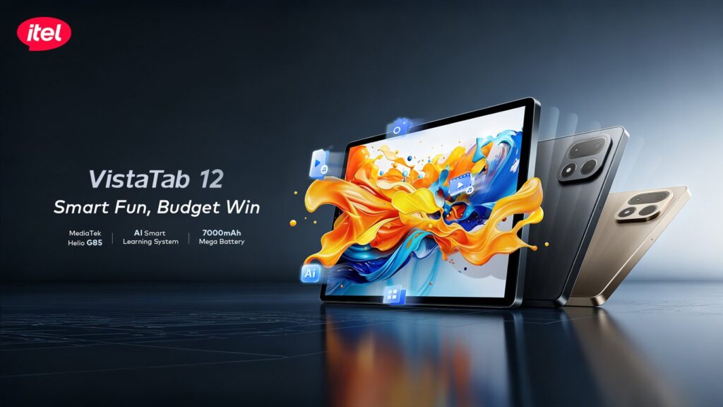 itel VistaTab 12 Resmi Rilis, Tablet Rp2 Jutaan dengan Bonus Keyboard dan Pen