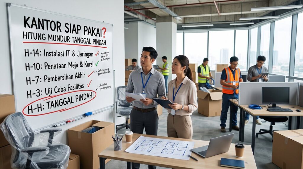 Berapa Lama Kantor Siap Pakai? Hitung Mundur dari Tanggal Pindah